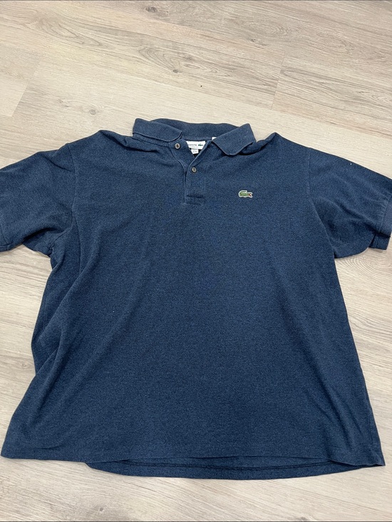 Lacoste Other - Lacoste Dark Blue Short-Sleeve Polo with Crocodile Emblem